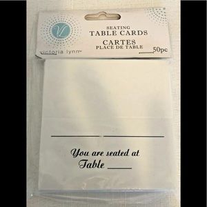 Brand New Sealed Victoria Lynn Seating Cards 50 pc